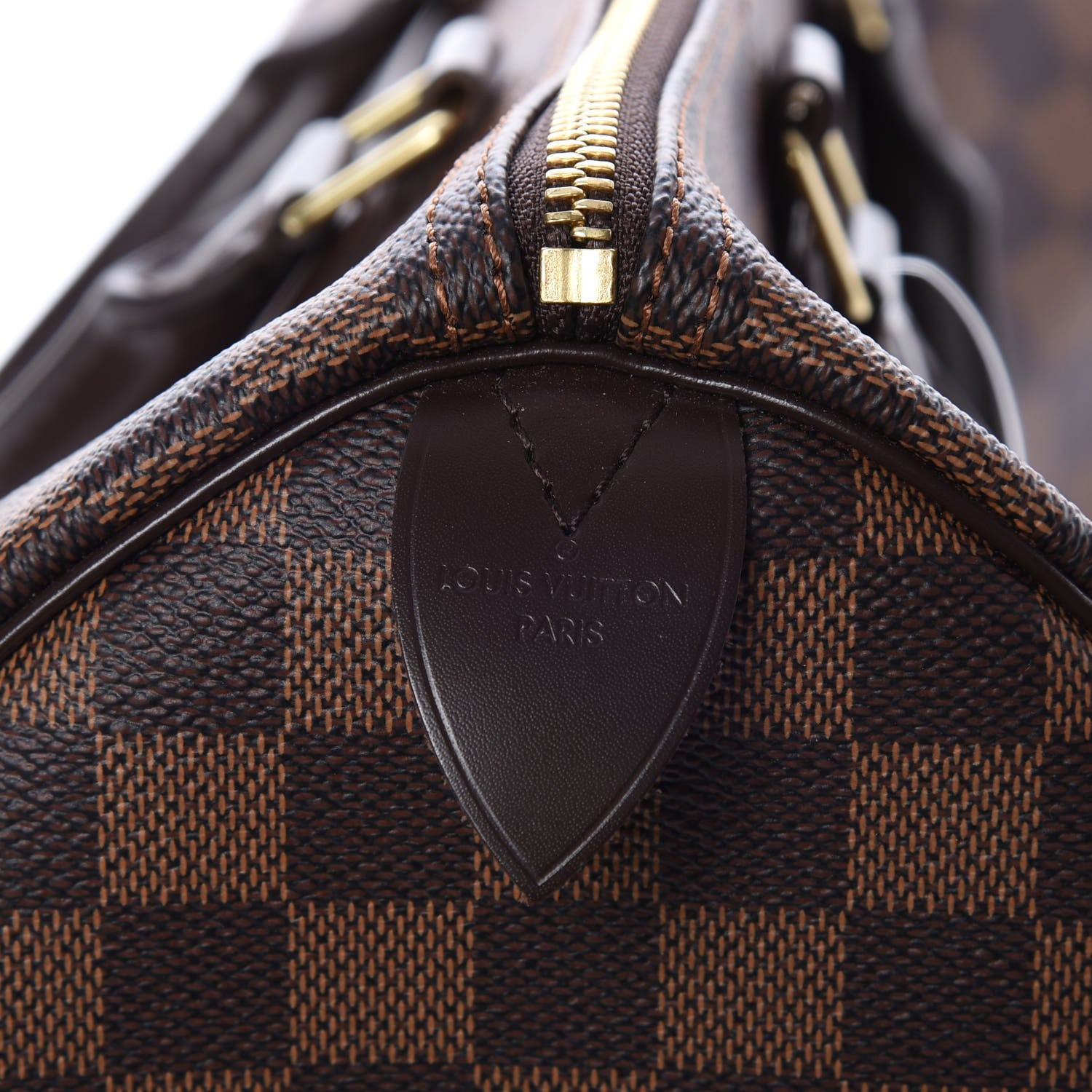 Louis Vuitton Damier Ebene Speedy 35 6 of 9