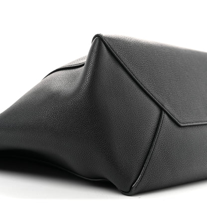 Celine Soft Grained Calfskin Small Belt Cabas Phantom Black 9 of 15