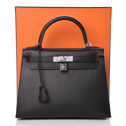 Hermes Epsom Kelly Sellier 28 Black 40 of 40