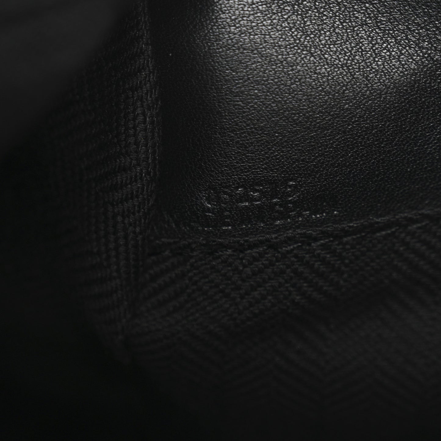 Shiny Calfskin Small Puzzle Biker Bag Black