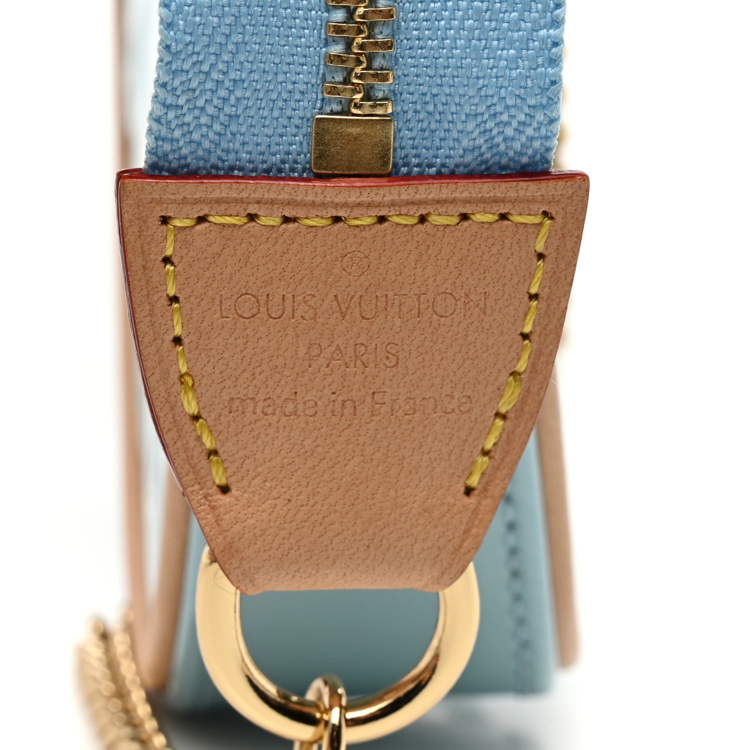 Louis Vuitton Vernis Valentine Mini Pochette Accessories Lollipop Blue 6 of 10