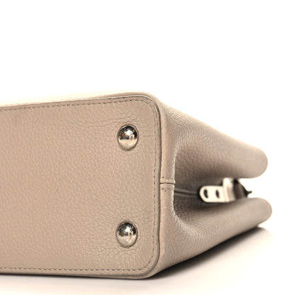 Louis Vuitton Taurillon Mechanical Flowers Capucines PM Galet 9 of 10