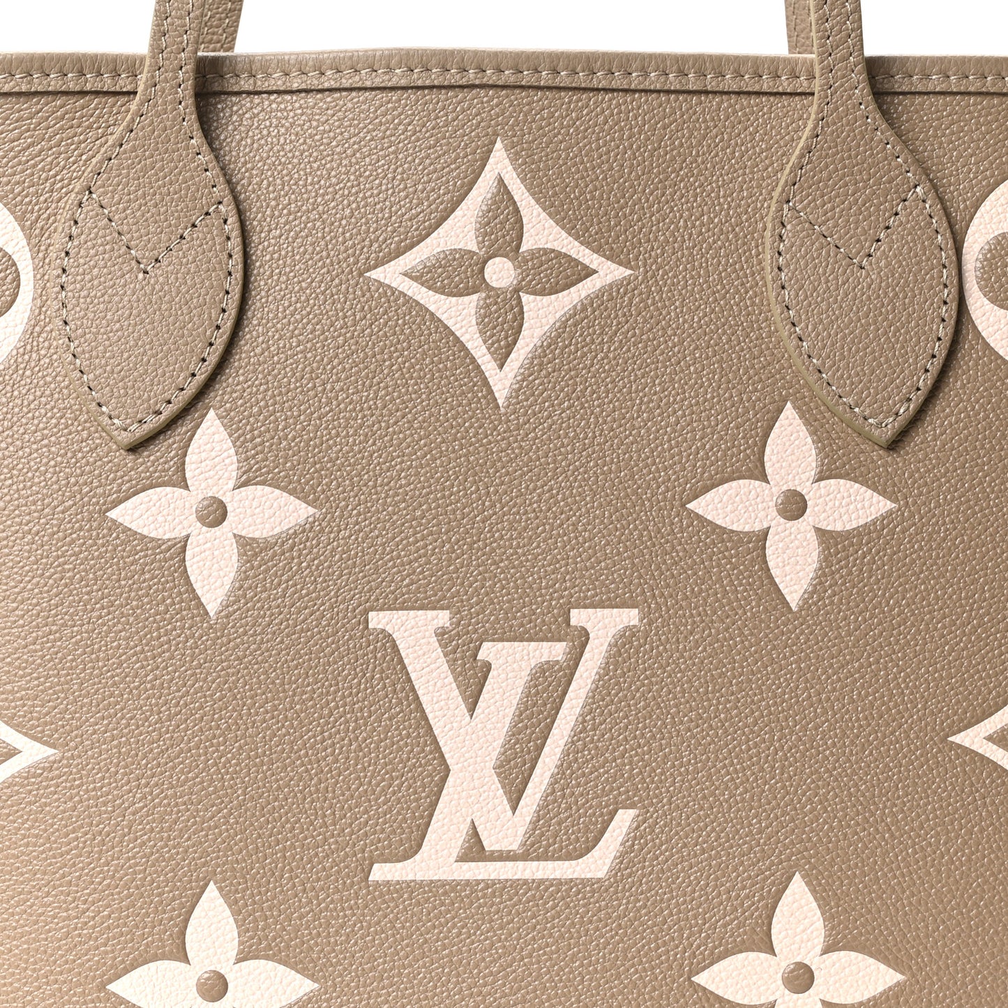 Empreinte Monogram Giant Neverfull MM Khaki Cream