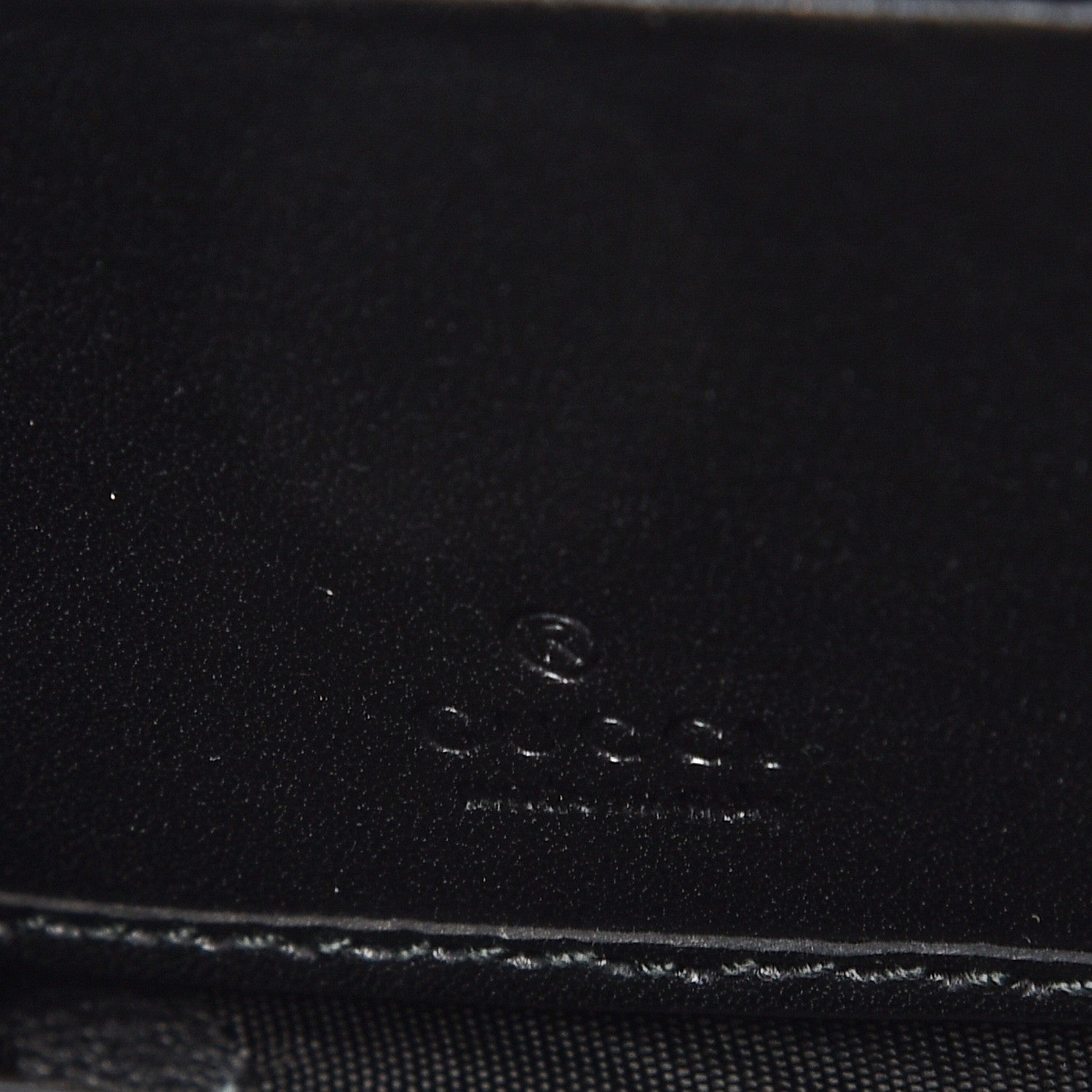Gucci Calfskin Matelasse GG Marmont Zip Around Wallet Black 6 of 7