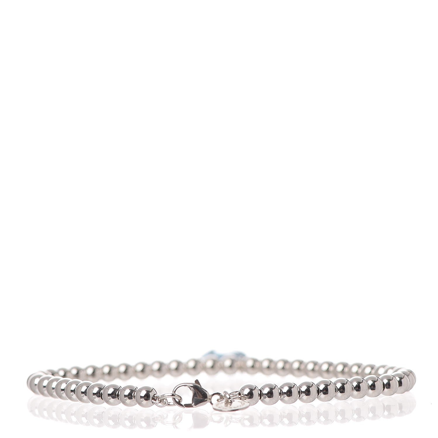 Tiffany Sterling Silver Blue Topaz Paloma's Sugar Stacks Beaded Bracelet 3 of 6