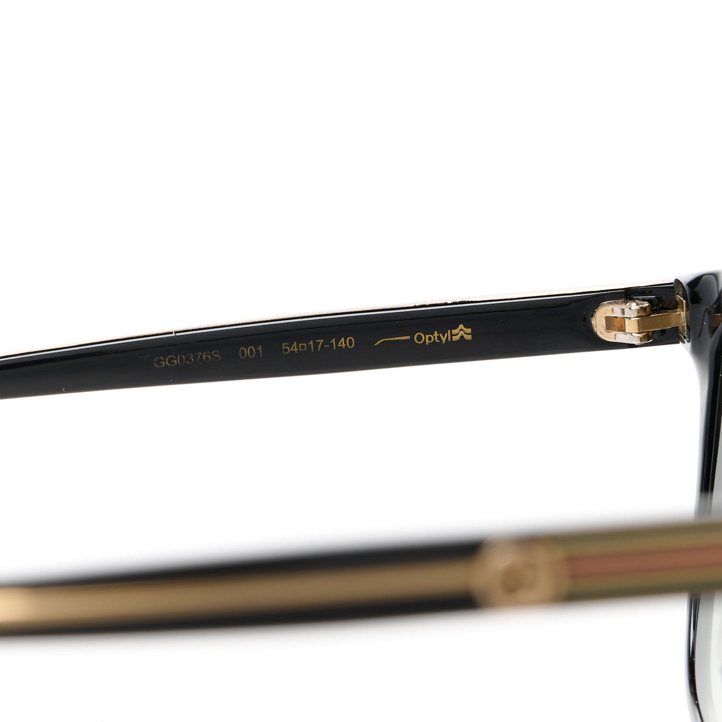 Acetate Frame Sunglasses GG0376S Black