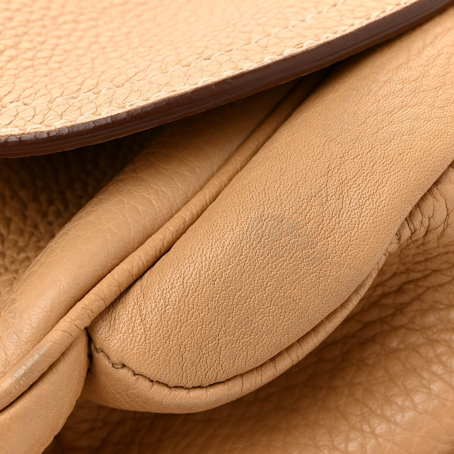 Prada Vitello Daino Side Pocket Flap Hobo Sabbia 15 of 16