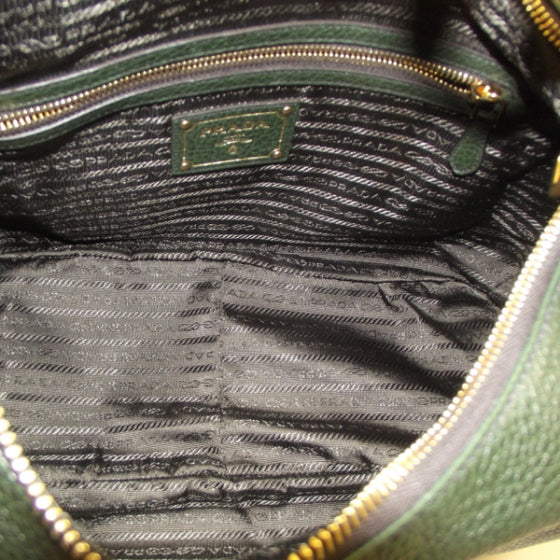 Prada Vitello Daino Hobo Foresta 7 of 9