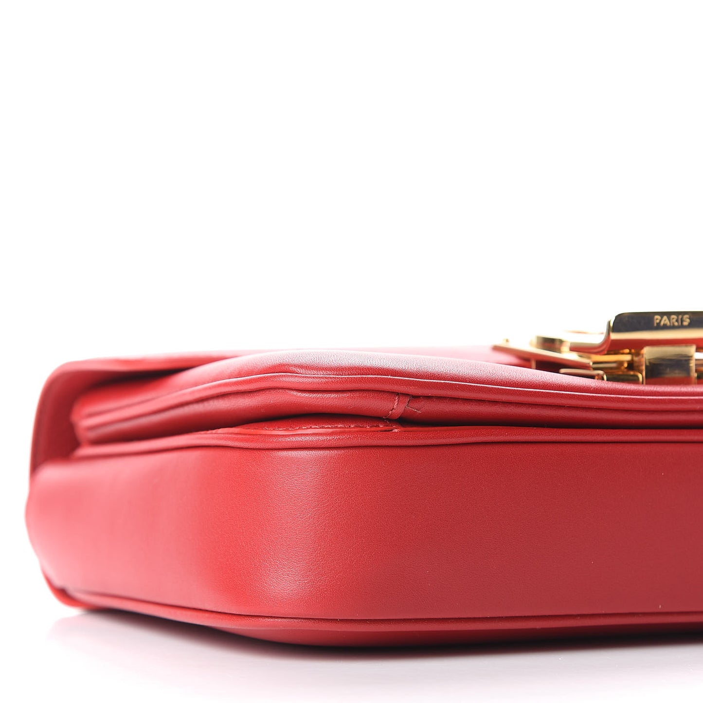 Shiny Calfskin Small C Bag Red