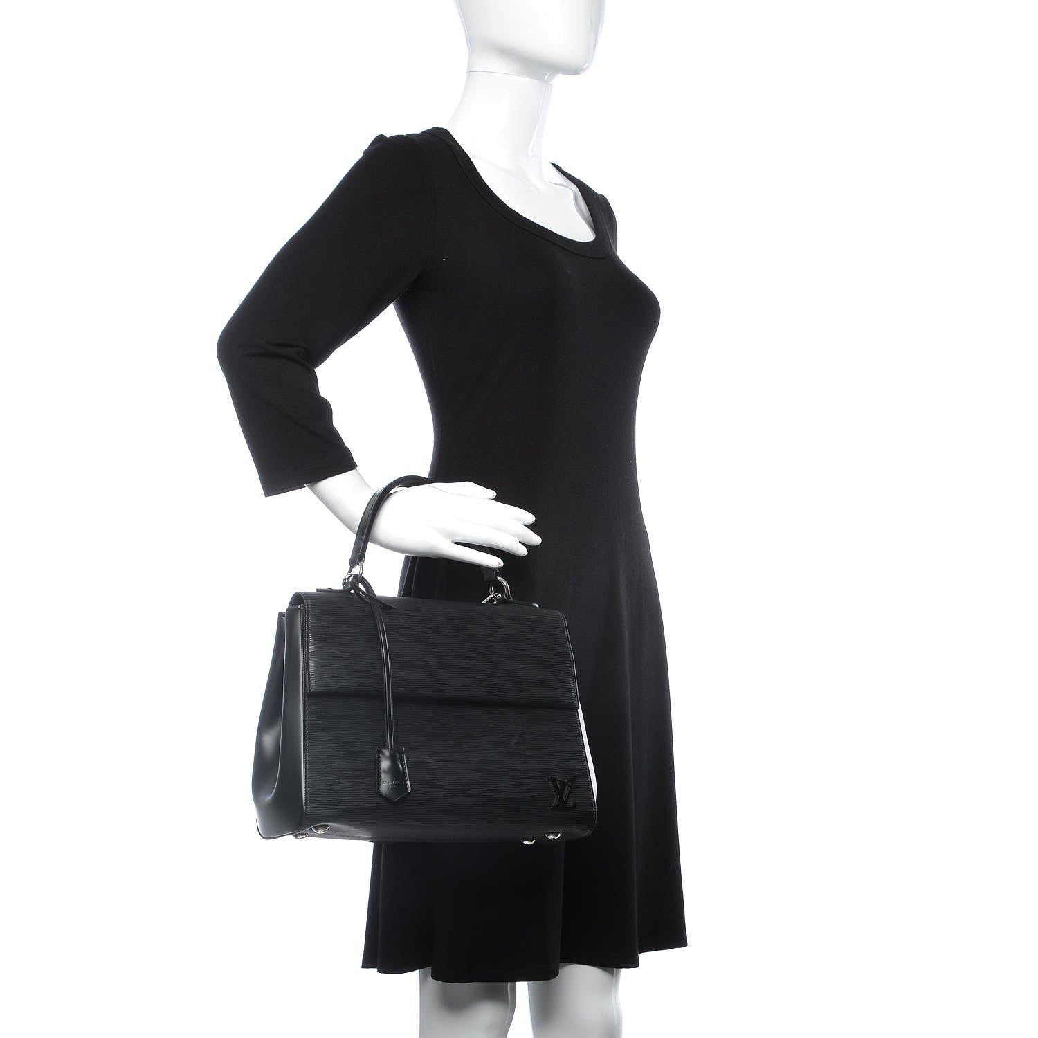 Louis Vuitton Epi Cluny MM Black 2 of 13