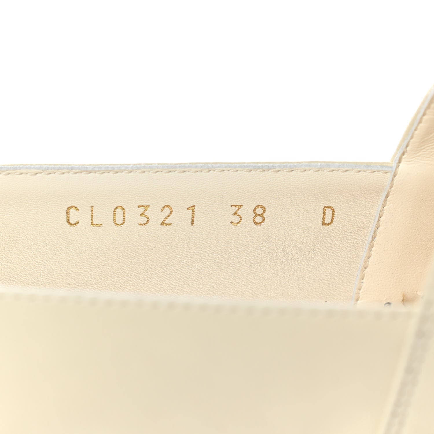 Christian Dior Lambskin Granville Espadrille 38 Off White 8 of 8