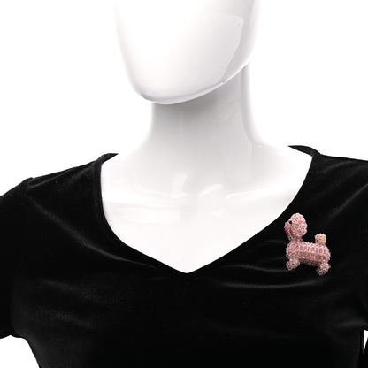 Gucci Beaded Dog Brooch Pink 2 of 5