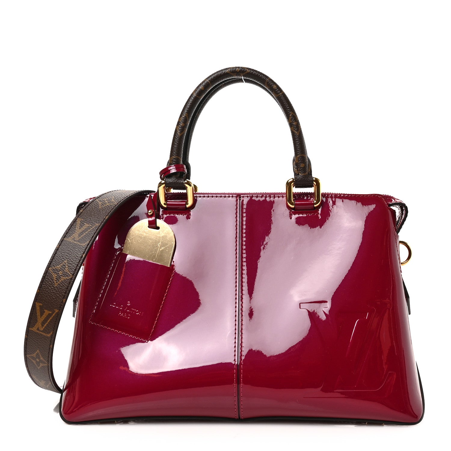 Louis Vuitton Patent Calfskin Miroir Tote Magenta 1 of 8