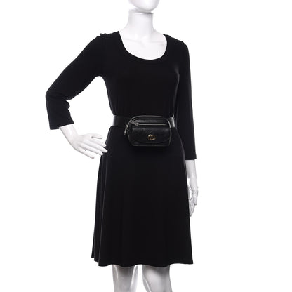 Gucci Fluffy Calfskin Mini Morpheus Belt Bag 90 36 Black 2 of 10