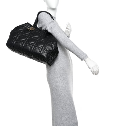 Christian Dior Calfskin Macrocannage Large Toujours Black 2 of 11