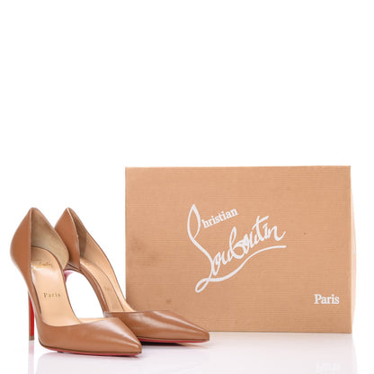 Christian Louboutin Kidskin Iriza 100 Pumps 37 Noisette 10 of 10