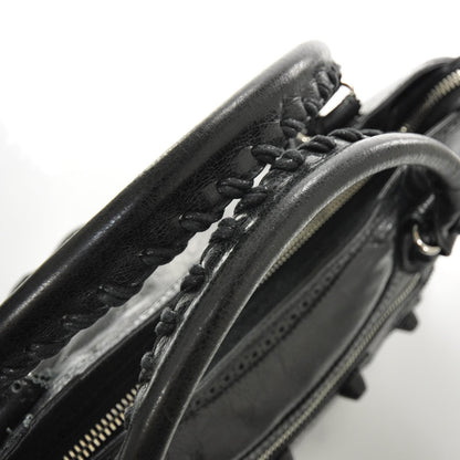 Balenciaga Agneau Giant Brogues Hardware City Black 5 of 10