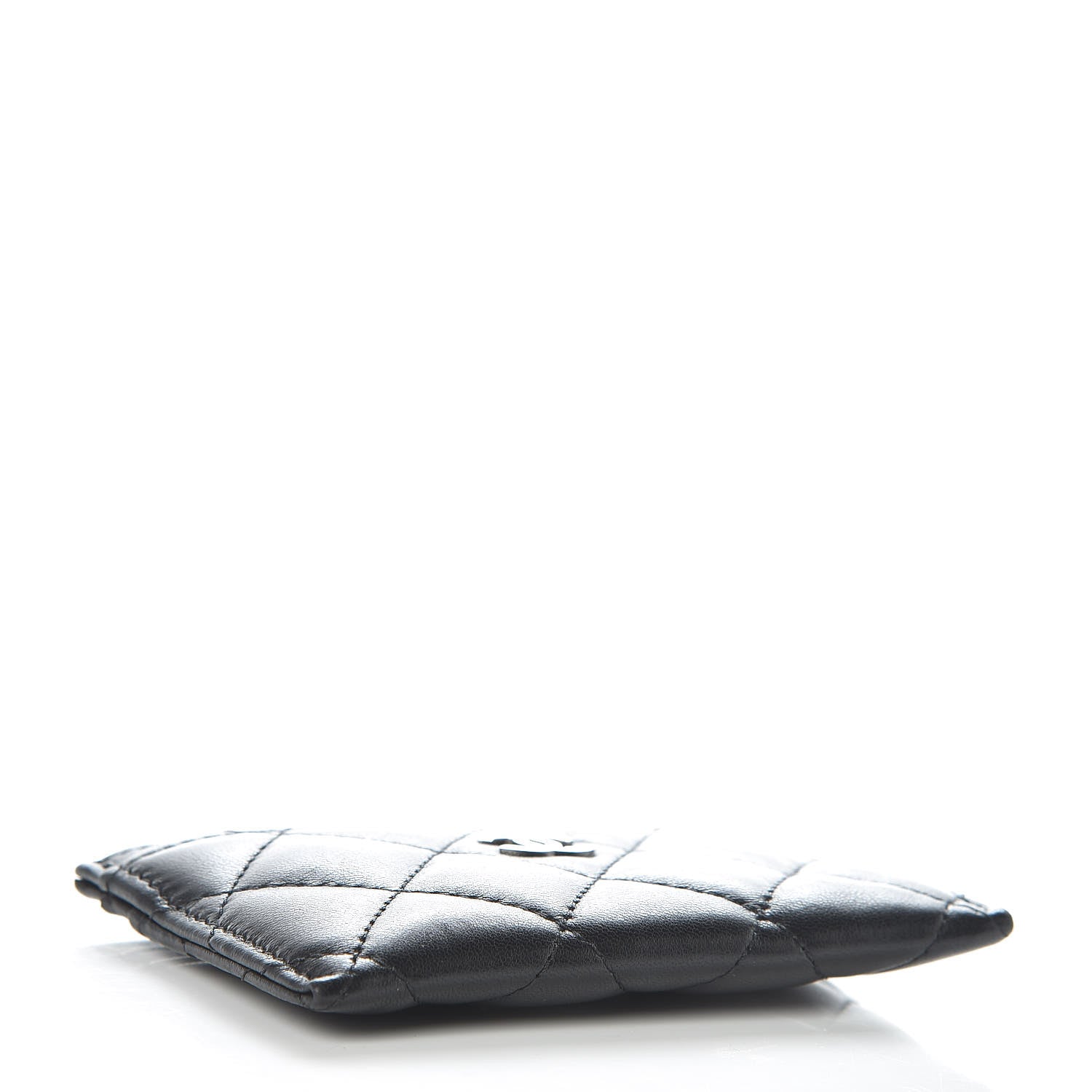 Chanel Lambskin Quilted Card Holder Black 4 of 9