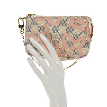 Louis Vuitton Damier Azur Tahitienne Mini Pochette Accessories 2 of 6