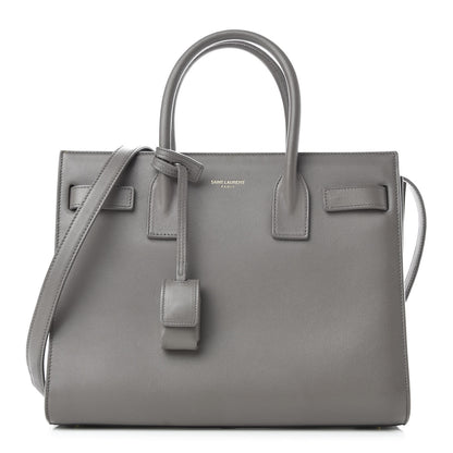 Saint Laurent Calfskin Baby Sac de Jour Fog 1 of 10