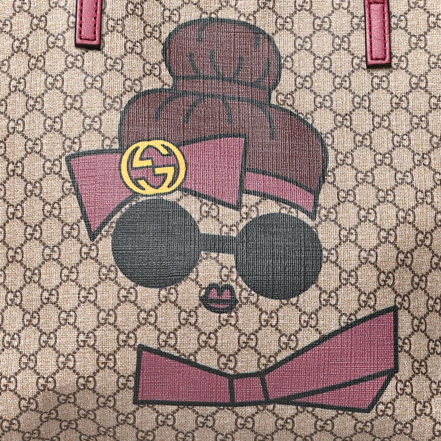 Gucci GG Supreme Monogram Kid's Doll Print Tote 7 of 9