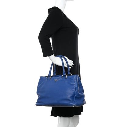 Prada Vitello Daino Tote Royal 2 of 18