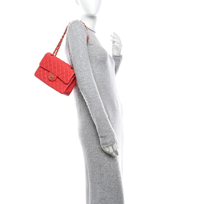 Chanel Lambskin Quilted Small Double Flap Red 2 of 10