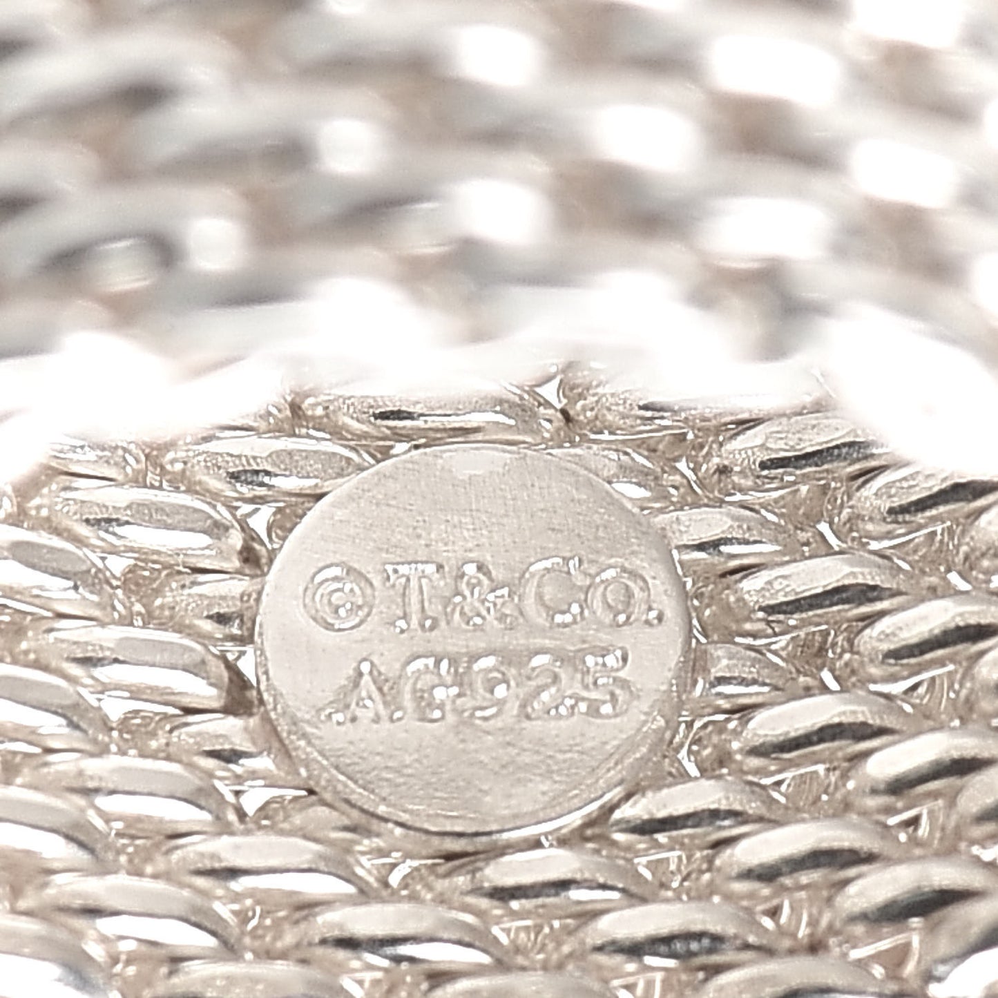 Sterling Silver Somerset Mesh Ring 47 4.25