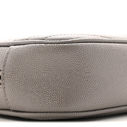 Saint Laurent Grain De Poudre Matelasse Monogram Mini Lou Camera Bag Fog 9 of 13