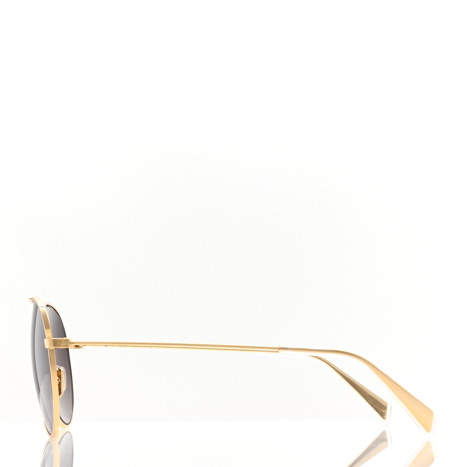 Celine Aviator Sunglasses CL 40062U Gold 3 of 11