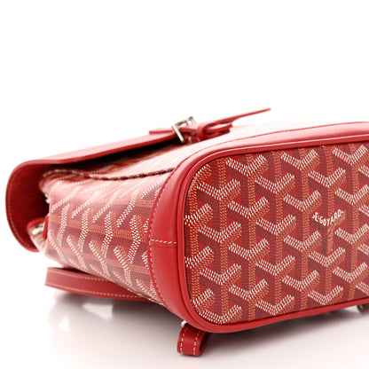 Goyard Goyardine Calfskin Mini Alpin Backpack Red 8 of 9