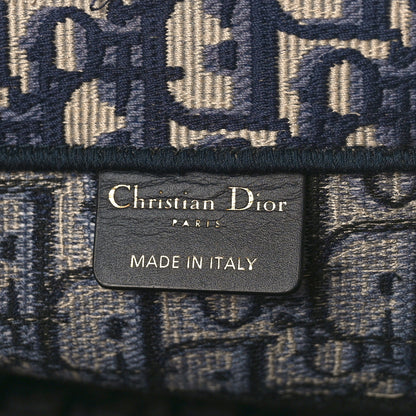Christian Dior Oblique Medium Book Tote Blue Multicolor 6 of 9