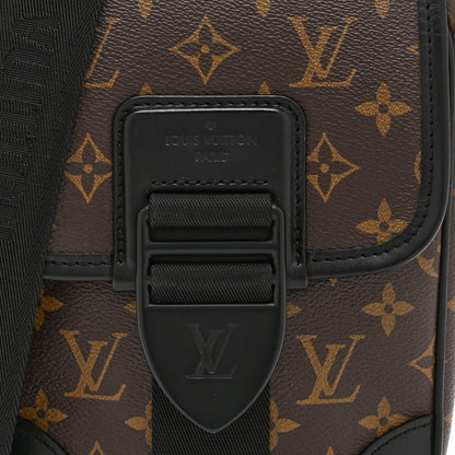 Louis Vuitton Monogram Macassar Archy Messenger PM 7 of 9
