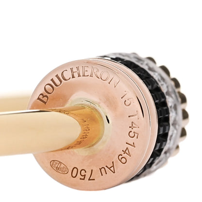 Boucheron 18K Yellow Pink White Gold Diamond PVD Quatre Classique Bracelet Brown 3 of 5