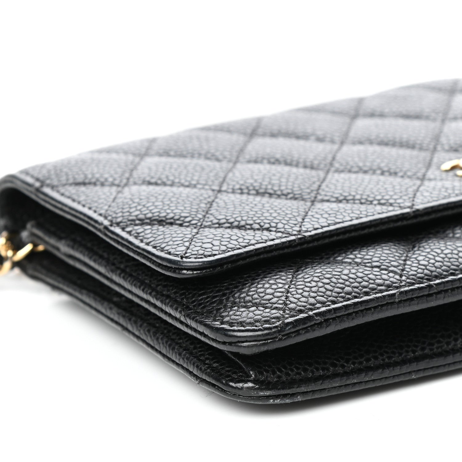 Chanel Caviar Quilted Wallet On Chain WOC Black 12 of 13