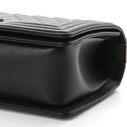 Chanel Caviar Quilted Medium Boy Flap Black 9 of 9