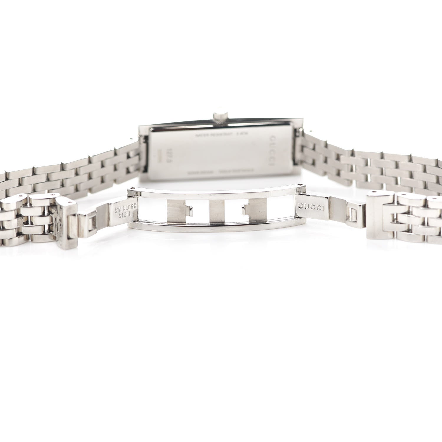 Gucci Stainless Steel Diamond 14mm G-Frame Quartz Watch Black 5 of 6
