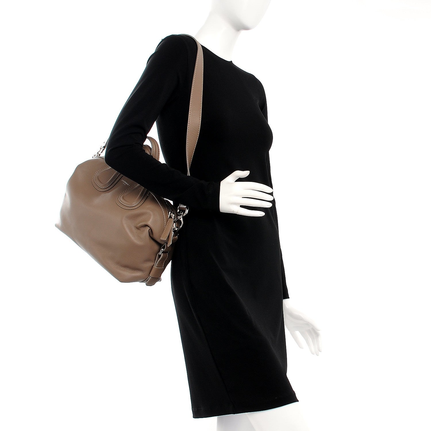 Givenchy Waxy Grained Calfskin Small Nightingale Sand 2 of 13