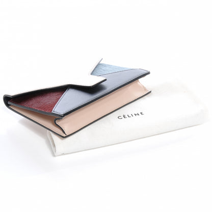 Celine Pony Calfskin Diamond Clutch Wallet Blush 4 of 7