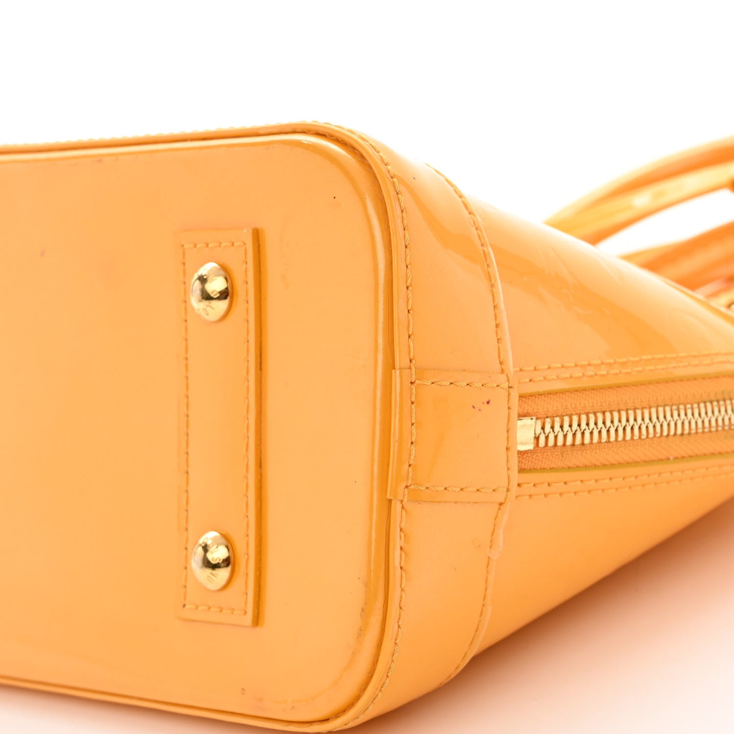 Louis Vuitton Vernis Alma BB Jaune Passion 9 of 20