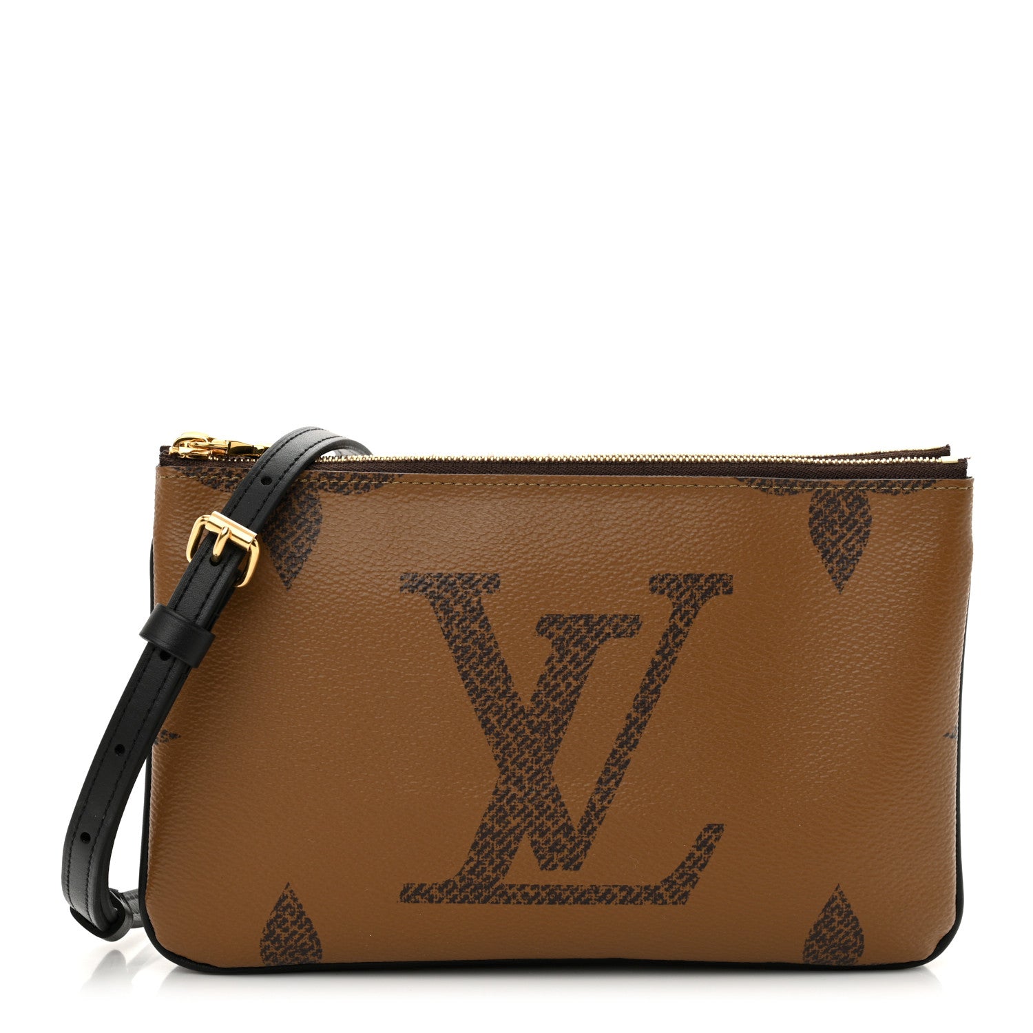 Louis Vuitton Reverse Monogram Giant Double Zip Pochette 1 of 11