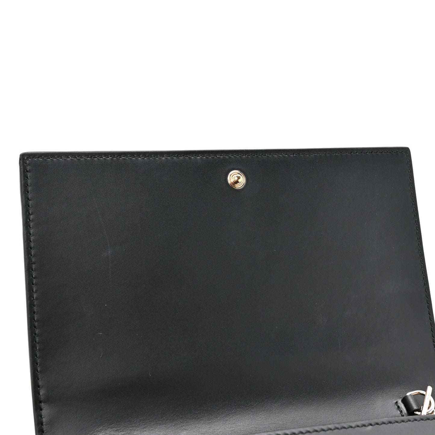 Guccissima Signature Bowy Chain Wallet Black