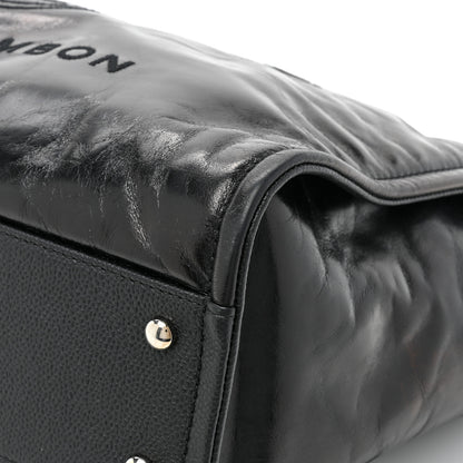 Chanel Glazed Calfskin Small Deauville Tote Black 10 of 12