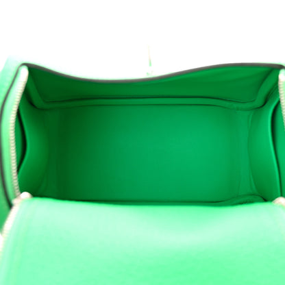 Hermes Taurillon Clemence Mini Lindy 20 Vert Comics 5 of 10
