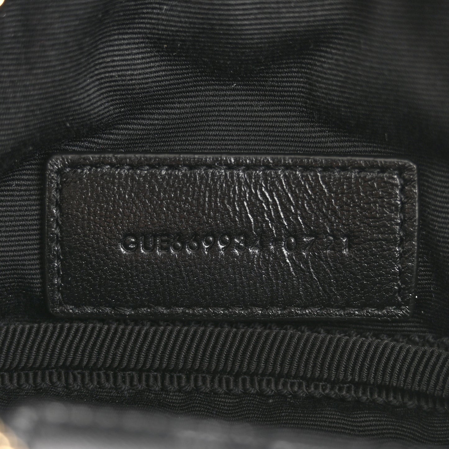 Lambskin Quilted Lolita Cosmetic Pouch Black