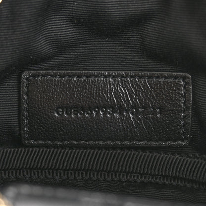 Saint Laurent Lambskin Quilted Lolita Cosmetic Pouch Black 7 of 10