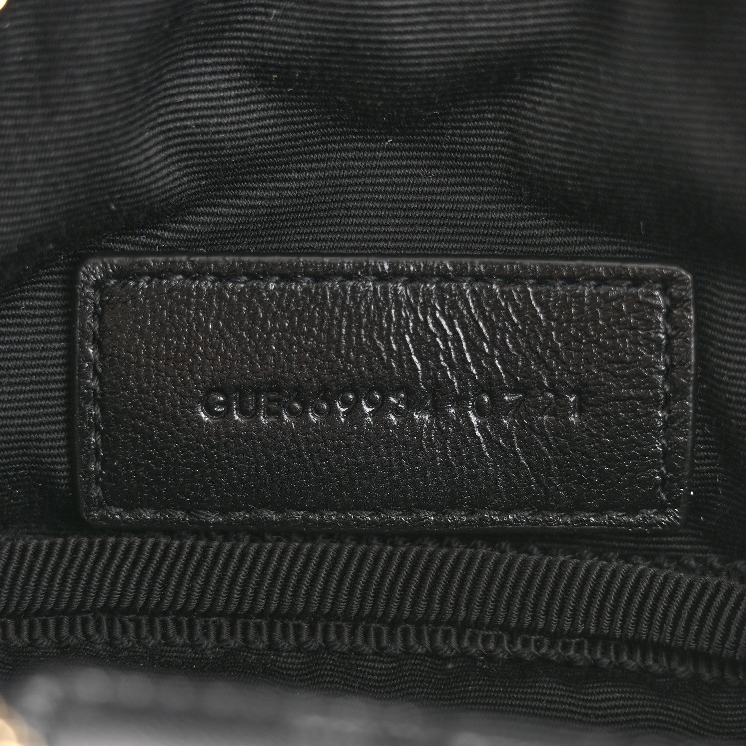 Saint Laurent Lambskin Quilted Lolita Cosmetic Pouch Black 7 of 10