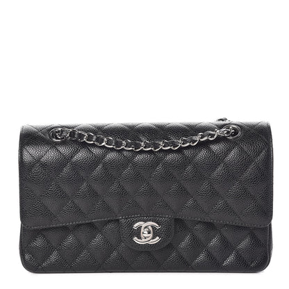 Chanel Caviar Quilted Medium Double Flap Black 1 of 10