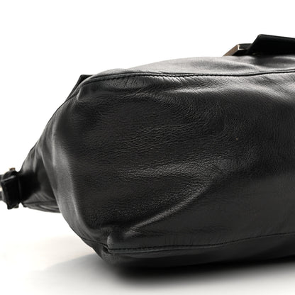 Fendi Calfskin Big Forever Mama Baguette Black 9 of 13