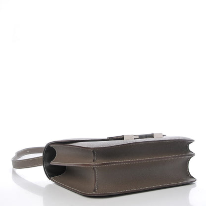 Hermes Epsom Horseshoe Constance 24 Etain Black 4 of 22